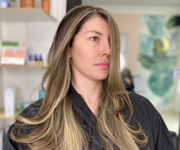 contornos color cabello diseño profesional